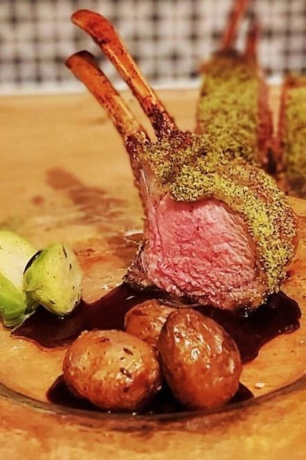 Private Chef Menu Lamb Rack