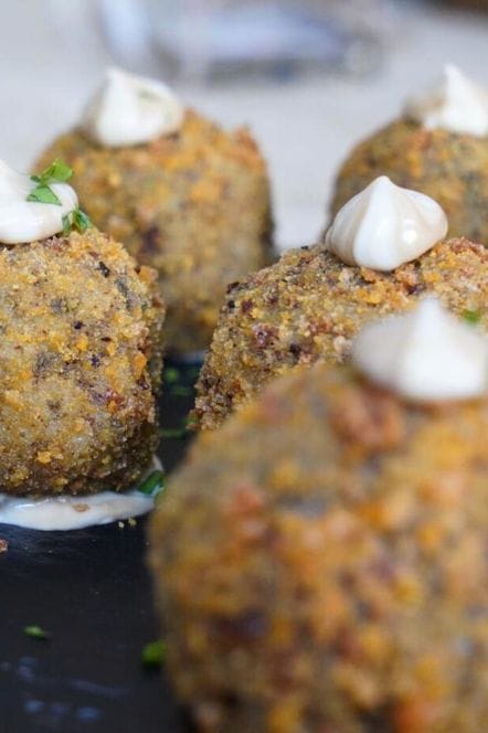 Pub Menu Arancini Balls Image